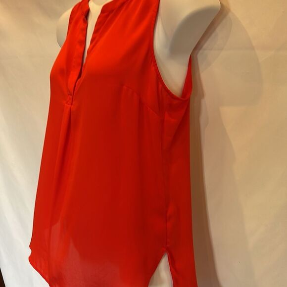 Rose and Olive red sleeveless blouse Size Large - Picture 7 of 13